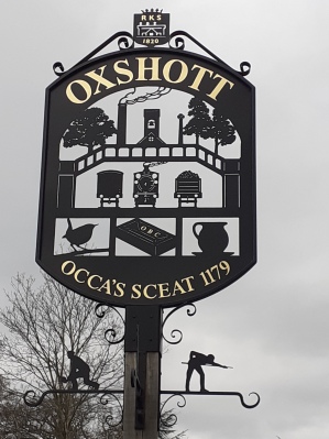 Oxshott village sign